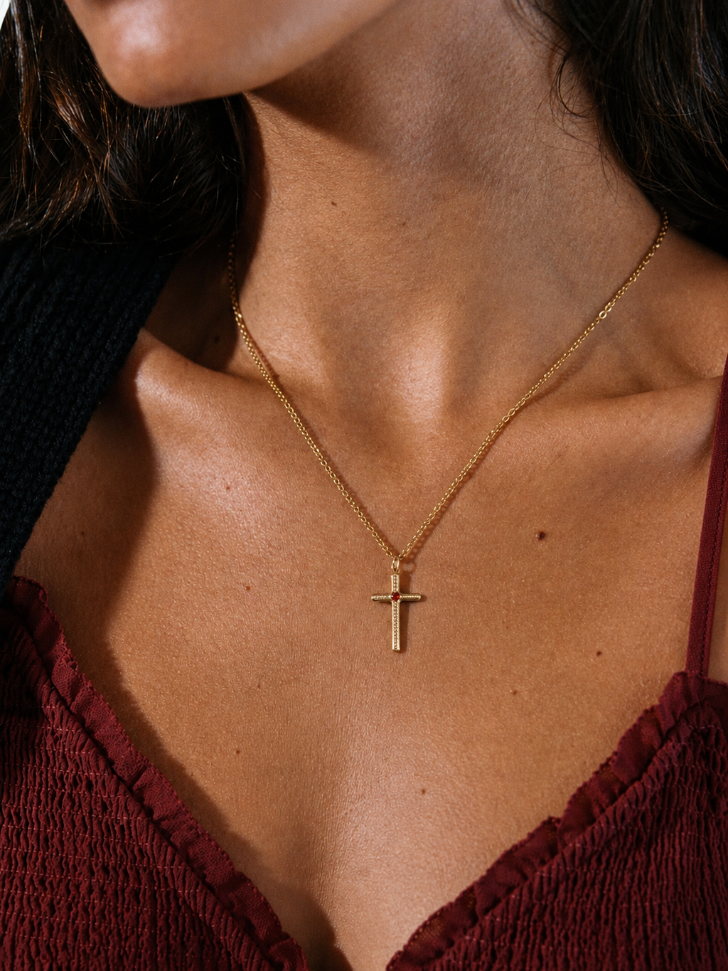The Protector Cross Necklace