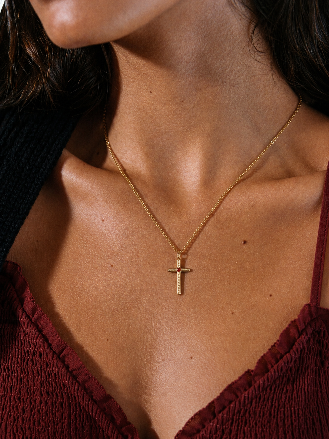 The Protector Cross Necklace