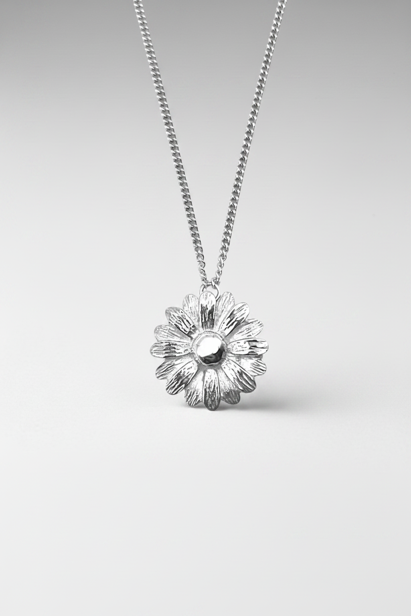 The Daisy Pendant Necklace Studio Shot